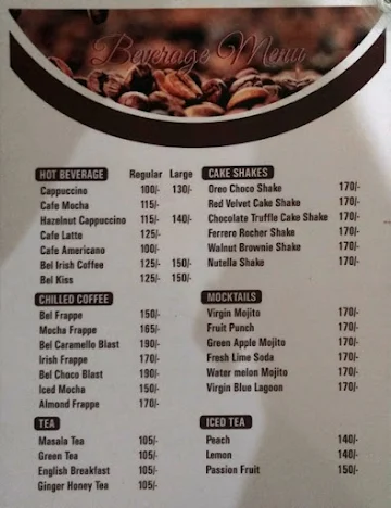 Hot Breads menu 