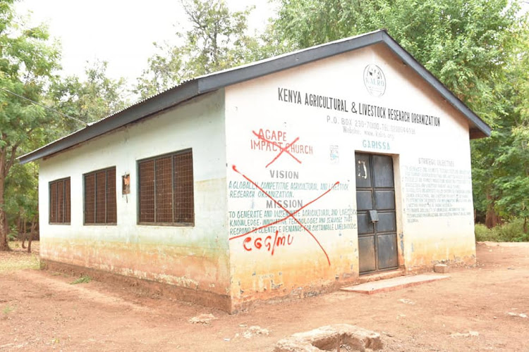 The Kenya Agricultural and Livestock Research Organization office that has been earmarked for demolition in Garissa