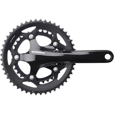 Shimano Tiagra R460 10-Speed 34/48t Crankset, Bottom Bracket Not Included, Black