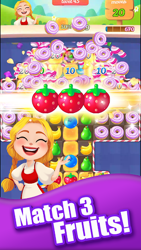 New Sweet Fruit Punch 1 Free Puzzle Match 3 Game