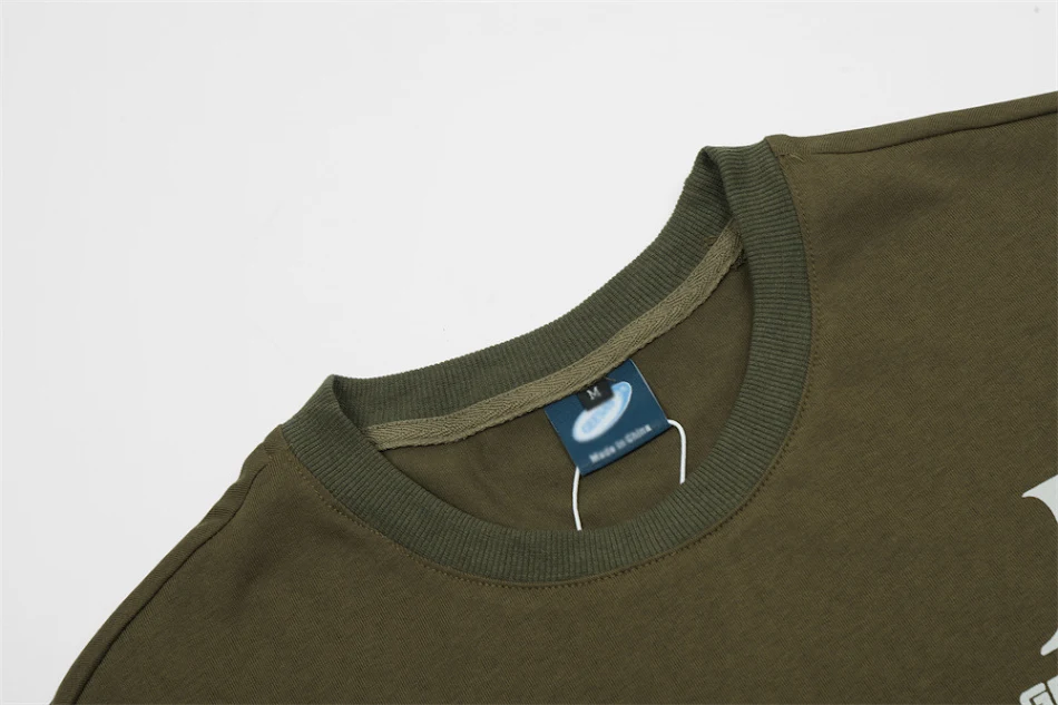 T-shirt da uomo con stampa di lettere, vestibilità ampia, maniche corte, per un look casual e alla moda, comodo da indossare ogni giorno.