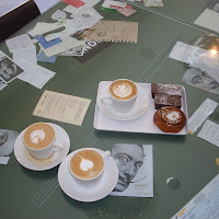 Cappuccino con artista di 