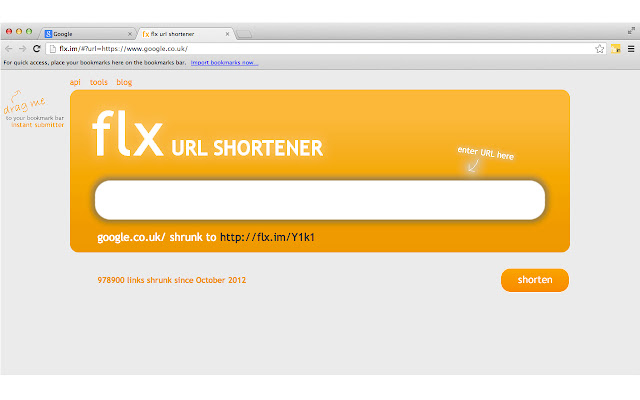 Flx.IM URL Shortener