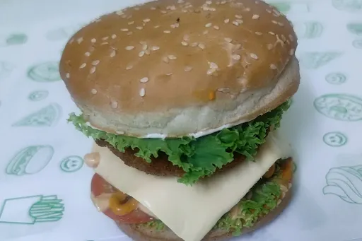 Island Chicken Club Burger With Cheese