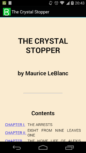 The Crystal Stopper