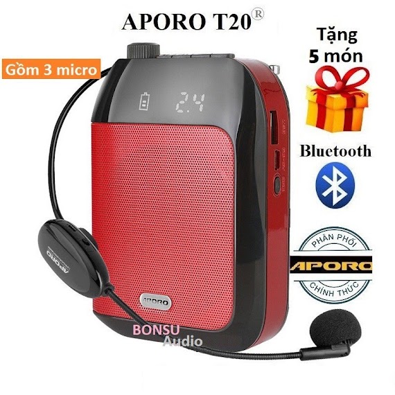 Loa Trợ Giảng Aporo T20, T21 2.4G Bluetooth Chính Hãng