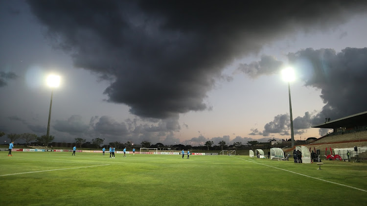 A general view of Princess Magogo Stadium during the Premiership match between AmaZulu and Cape Town City on October 1 2019.