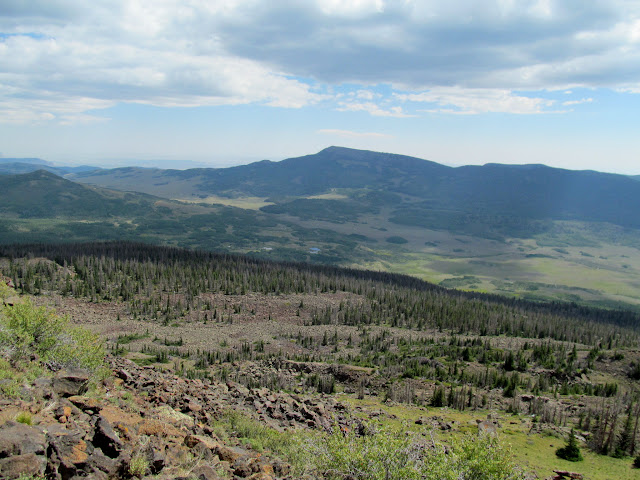 Hilgard Mountain to the west