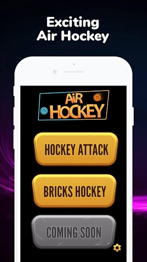 Screenshot Air Hockey : Solo, Multiplayer