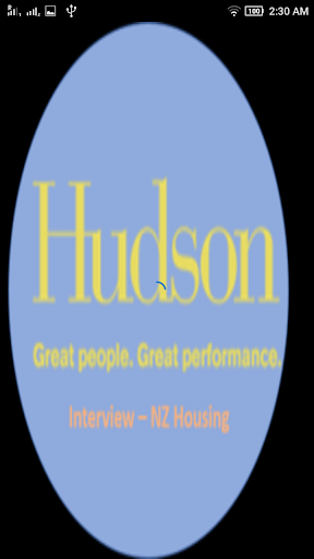 Hudson Interview