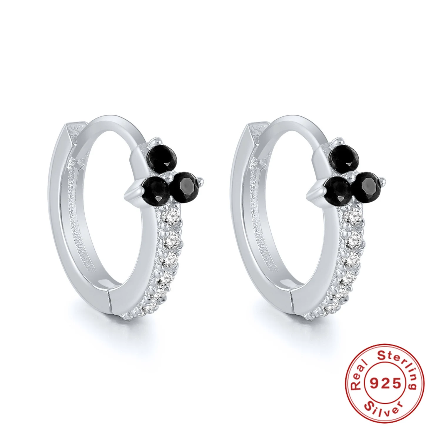 Title 5, S925 Sterling Silber Ohrringe im INS-Stil, modi...