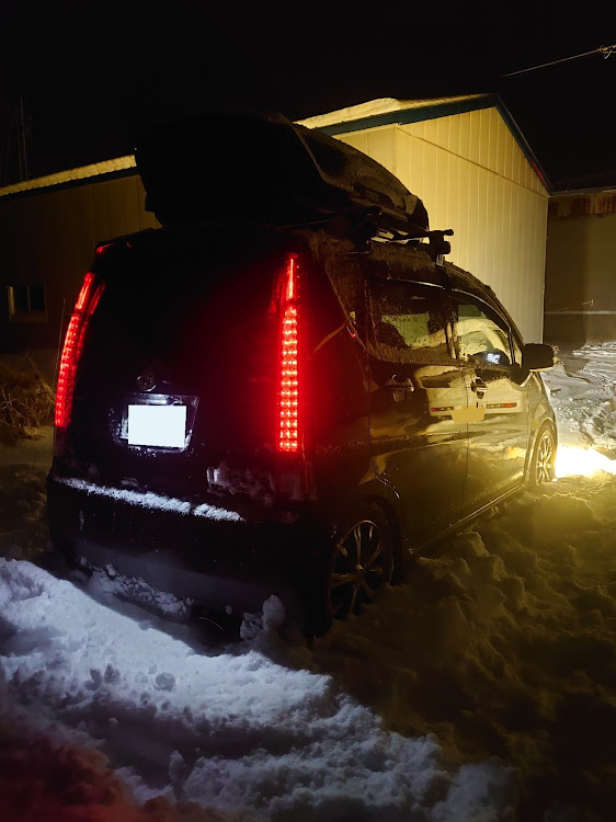 ムーヴカスタムのみんなのエアロ見てみたい・冬の北海道・黒死蝶・雪コラボに関するカスタム事例の投稿画像3枚目
