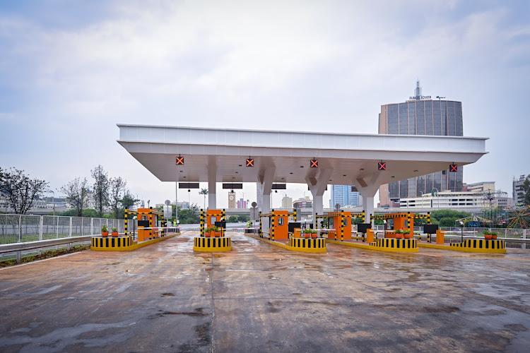 The newly constructed Nairobi Expressway Haile Selassie Exit Plaza on January 20, 2024.