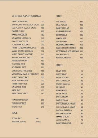 Sattva Vegetarian's Restaurant menu 2