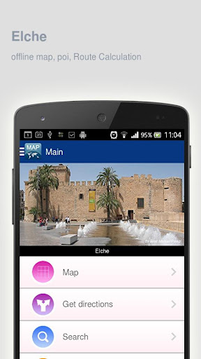 Elche Map offline