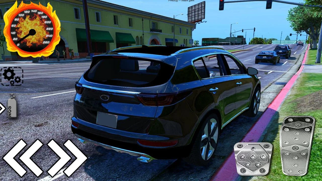   Sportage Driving Simulator City- 스크린샷 