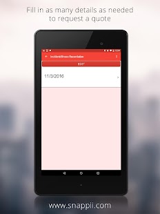 Incident/Illness Records App - náhled