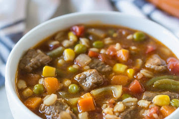 Vegetable Beef Barley Soup