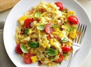 Fresh Corn Fettuccine