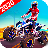 ATV Quad bike stunt simulator Tricky tracks 3d