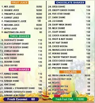 Fresh Point Fruit Juice Shop menu 1