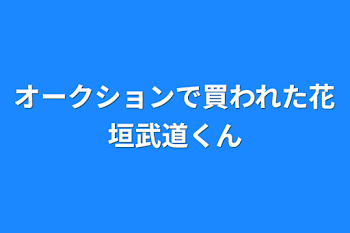 「オークションで買われた花垣武道くん」のメインビジュアル