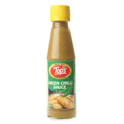 Tops Green Chilli Sauce 200 Gm