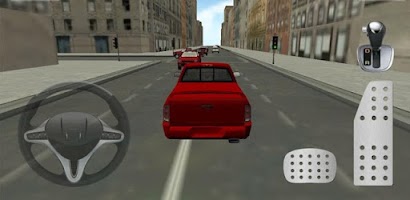 Driving Sports Van in Traffic  Screenshot