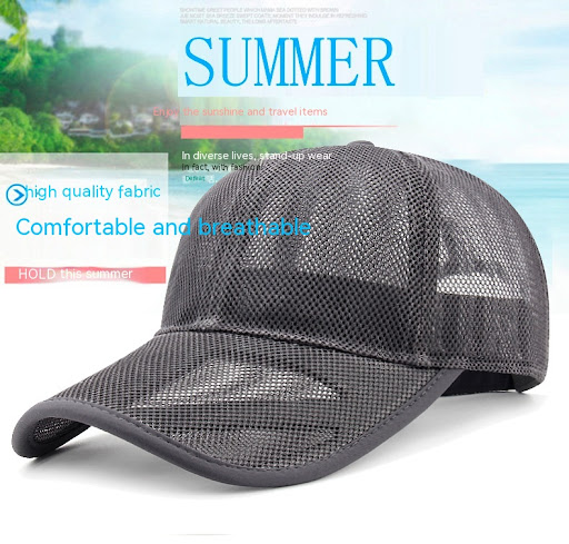 Title 1, Mens Spring and Summer Breathable Mesh Hat. En...