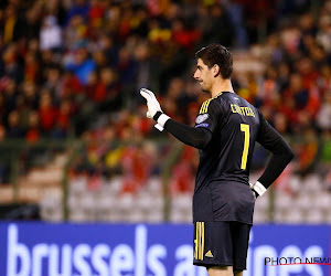 Courtois raakte de bal... acht keer: "Het was wel grappig van de fans"