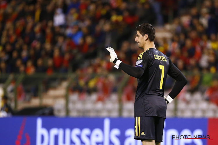 Courtois raakte de bal... acht keer: "Het was wel grappig van de fans"