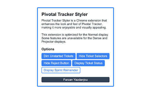 Pivotal Tracker Styler