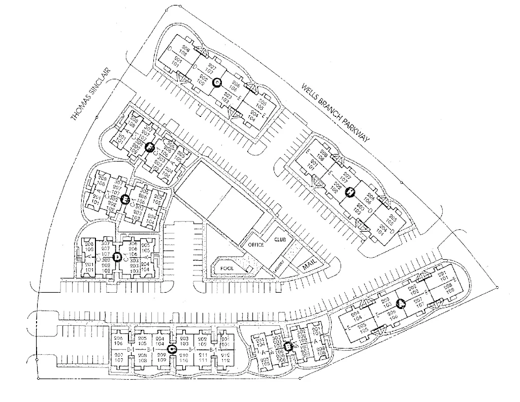 Bridge at Sweetwater's community site map