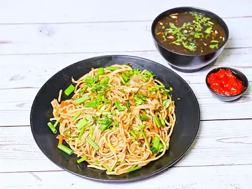 Veg Manchurian Noodles