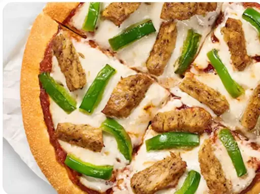 Classic Herbed Chicken And Capsicum Pizza [7 Inches]