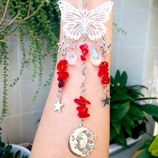 Title 14, Butterfly Style Sun And Moon Accessories with C...