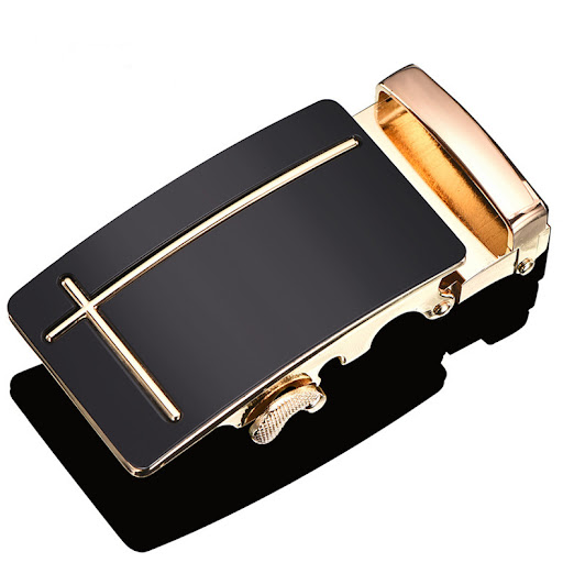 Title 6, Mens automatic buckle alloy metal buckle, easy...