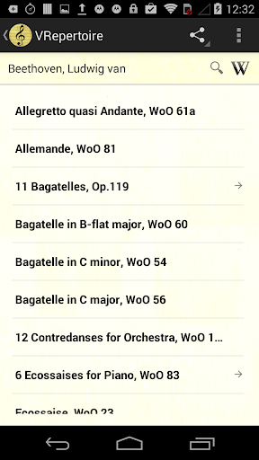 Classical Music Repertoire