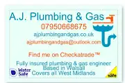 AJ Plumbing A Gas LTD Logo