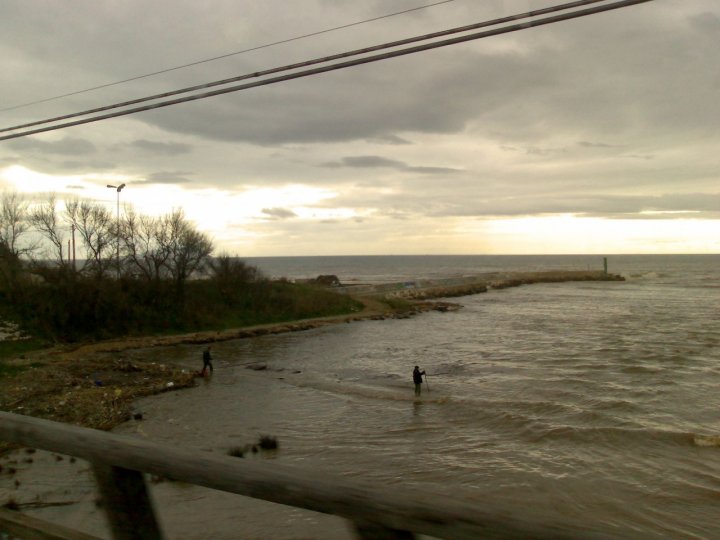 Pescatori a Foce Verde d'inverno di gioy62