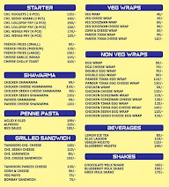 SS Cafe menu 1