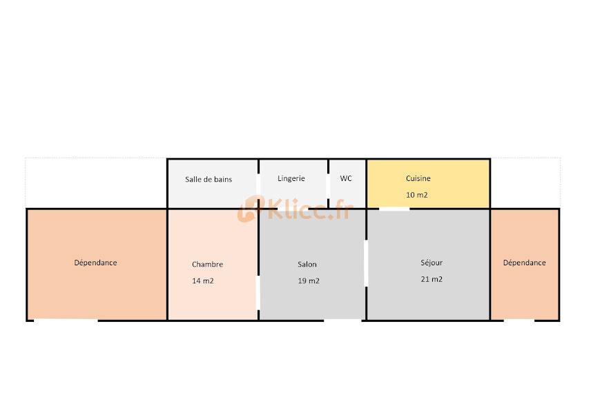 Vente maison 3 pièces 75 m² à Ectot-l'Auber (76760), 107 000 €