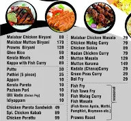 Malabar Eats menu 1