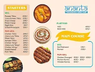 Ananta's The Kebab N Curry Hub menu 1