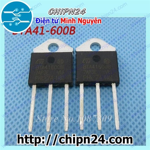 [1 Con] (Kt1) Triac Bta41 - 600B To - 3P 40A 600V (Bta41 - 600 Bta41)