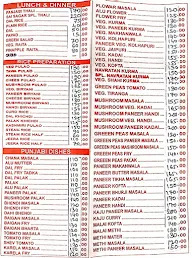 Sai Sagar Veg Restaurant menu 2