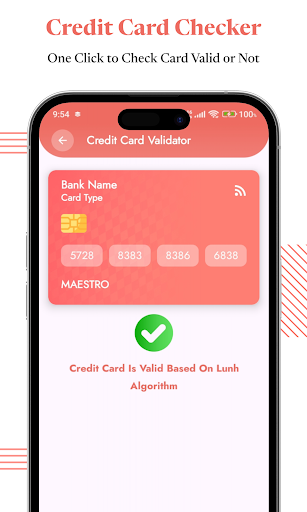 Screenshot Credit Card Validator