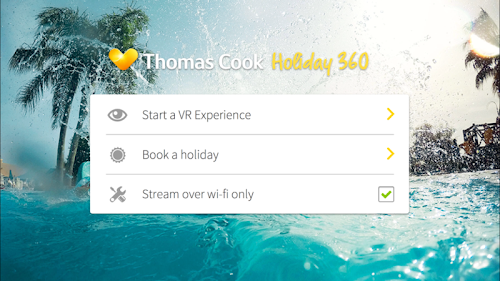 Android application Thomas Cook Holiday 360 screenshort