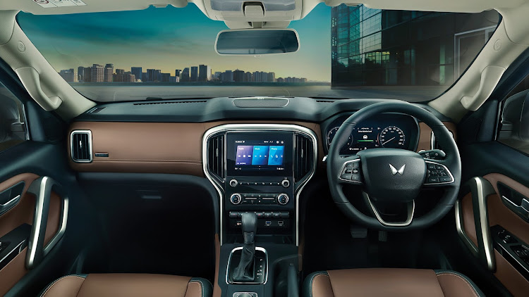 The cabin of the new Scorpio-N.