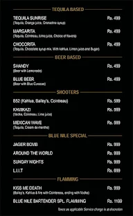 Blue Nile Restaurant & Bar menu 3